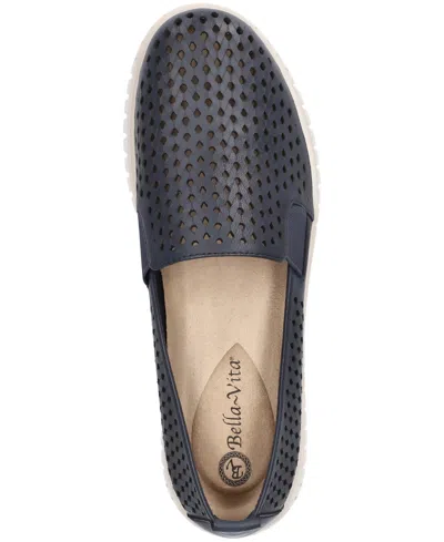 Bella Vita Women's Helm Comfort Open Toe Sneakers In Navy Leather