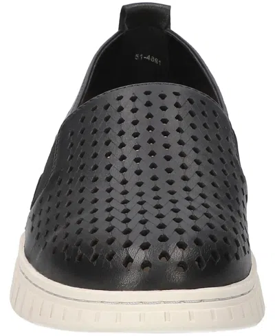Bella Vita Women's Helm Comfort Open Toe Sneakers In Black Leather