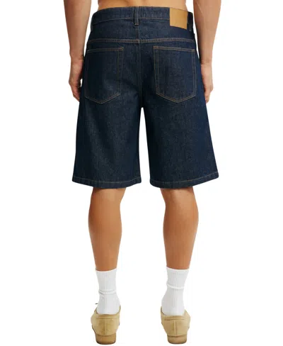 Cotton On Baggy Denim Short In Blue