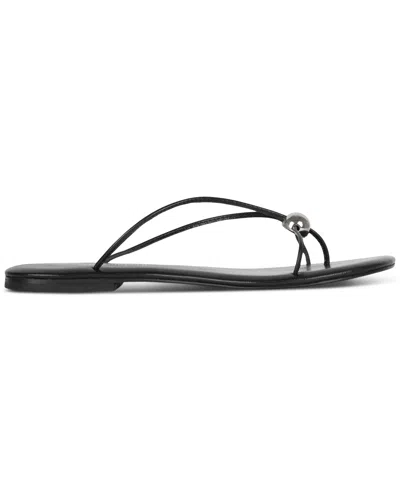 Jeffrey Campbell Women's Cherished Flat Sandals In Black,silver