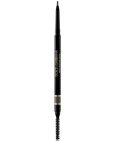 Dolce & Gabbana Brow Restyler Pencil In 05 Soft Brown Black - Cool Medium Grey B