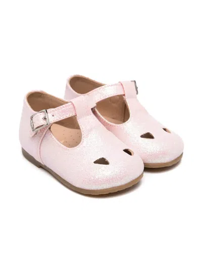 Eli1957 Glitter-embellished Shoes In Pink