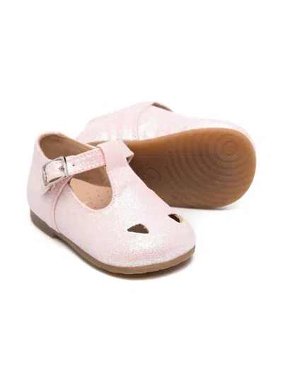 Eli1957 Glitter-embellished Shoes In Pink