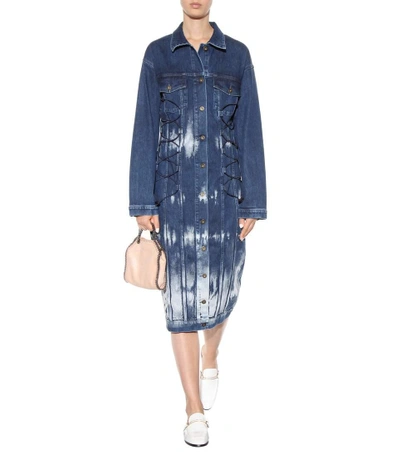 Shop Stella Mccartney Denim Dress In Lluette