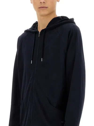 Paul Smith Hoodie In Blue