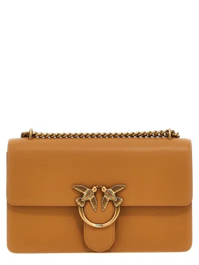 Pinko Love One Classic Simply Crossbody Bag In Brown