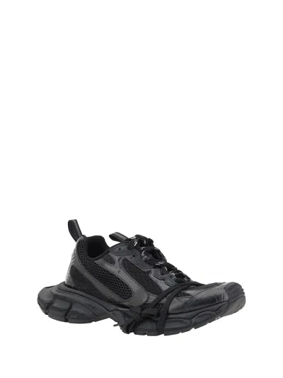 Balenciaga Low-top Sneakers 3xl Modern Design In Black