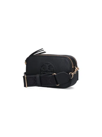 Tory Burch Miller Mini Crossbody Bag Crossbody Bags Black In Blue