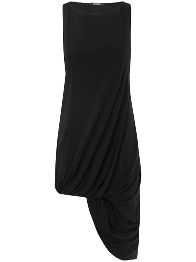 Jacquemus Women's La Robe Peplo Courte In Black