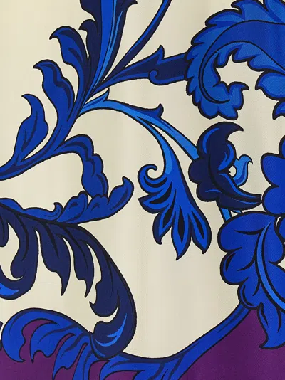 Etro Paisley Print Maxi Shirt In Multi