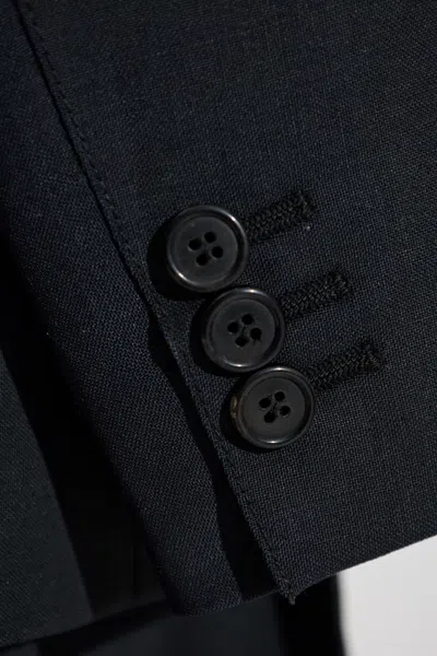 Maison Margiela Black Mohair Blend Oversize Blazer