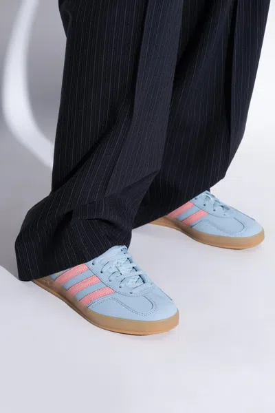 Adidas Originals Gazelle Indoor Sneakers In Gnawed Blue