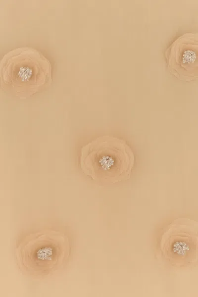 Max Mara Studio Ombrosa Floral Embellished Skirt