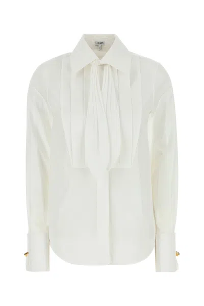 Loewe Cotton Shirt In White