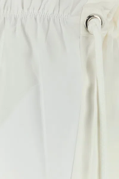 Prada White Poplin Shirt Dress
