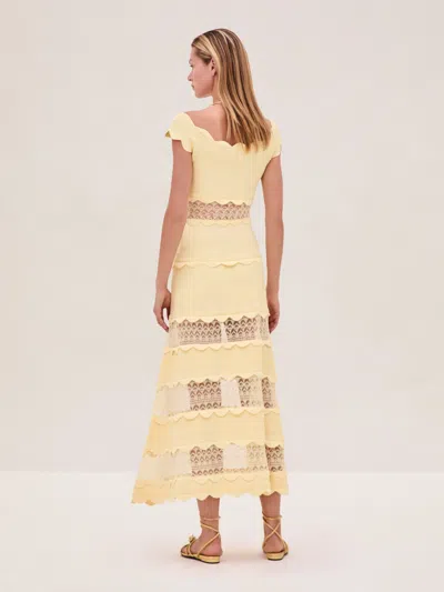 Alexis Saundra Dress In Buttercream In Buttercream