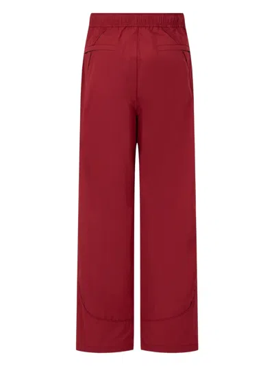 Studio Tomboy Drawstring Trousers In Red
