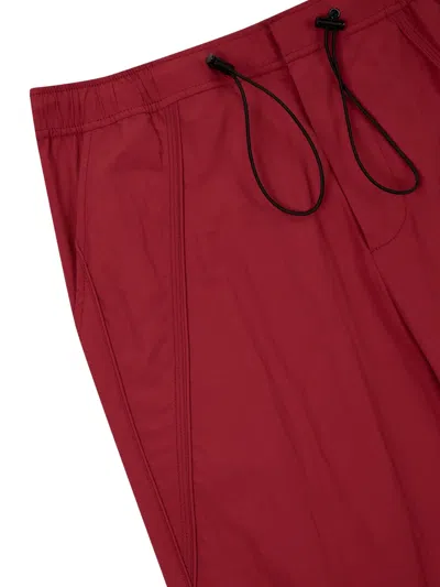 Studio Tomboy Drawstring Trousers In Red