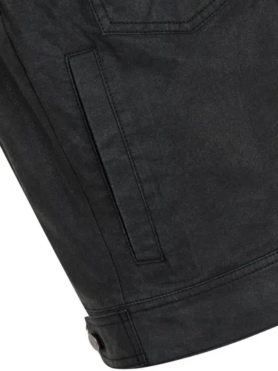 Studio Tomboy Button-front Utility Jacket In Black