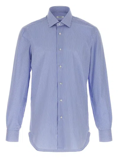 Barba Napoli Barba Striped Shirt In Blue
