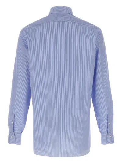 Barba Napoli Barba Striped Shirt In Blue