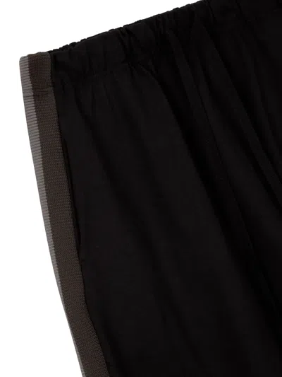 Studio Tomboy Drawstring Skirt In Black