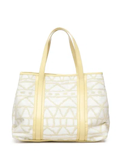 V73 Beth Tote Bag In White