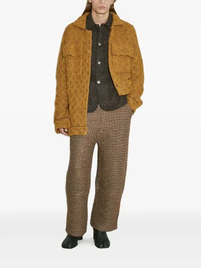 Isa Boulder Puzzle Work Jacket In Orange