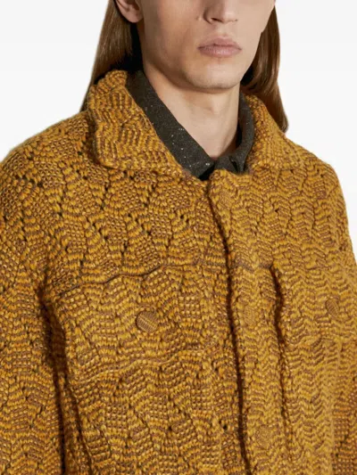 Isa Boulder Puzzle Work Jacket In Orange