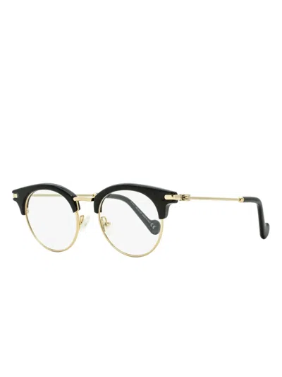 Moncler Round-frame Glasses In Black