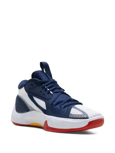 Jordan Zoom Separate "midnight Navy/university Gold" Sneakers In Blue