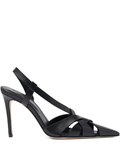 Scarosso 85mm Athena Strappy Pumps In Black