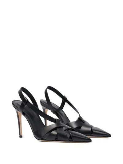 Scarosso 85mm Athena Strappy Pumps In Black