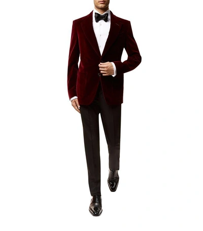 Shop Tom Ford Shelton Velvet Tuxedo Jacket