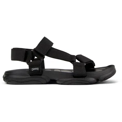 Camper Karst Sandal In Black