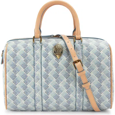 Kurt Geiger London Camden Boston Satchel In Open White