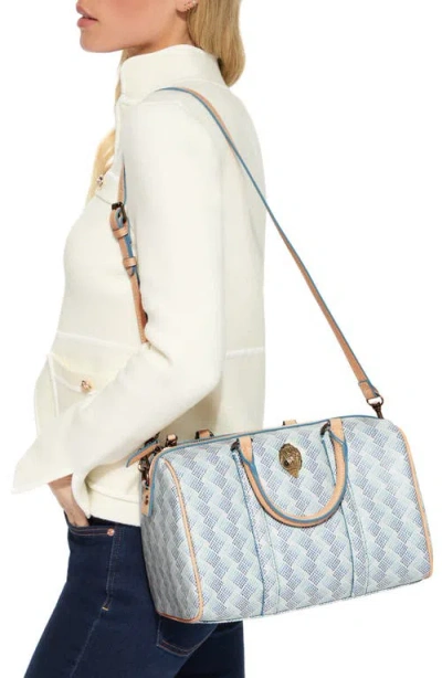 Kurt Geiger London Camden Boston Satchel In Open White