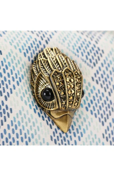 Kurt Geiger London Camden Boston Satchel In Open White