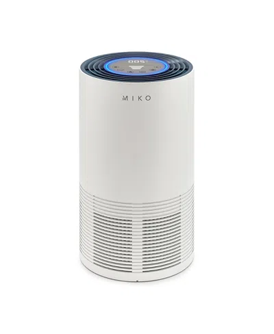 Miko Smart Air Purifier For Home With Air Quality Sensor In White