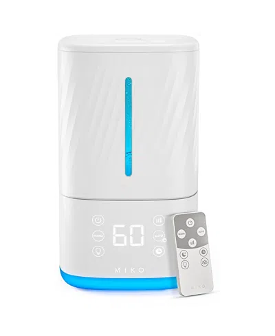 Miko Ultrasonic Humidifier With Cool And Warm Mist In White