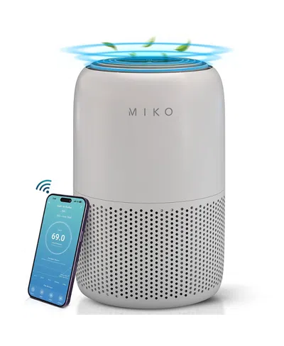 Miko Hepa App Controlled Smart Air Purifier Up To 770 Sqft In Grey