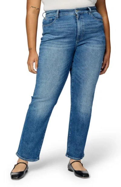 Warp & Weft Warp+weft Ase High Waist Straight Leg Jeans In Ever After
