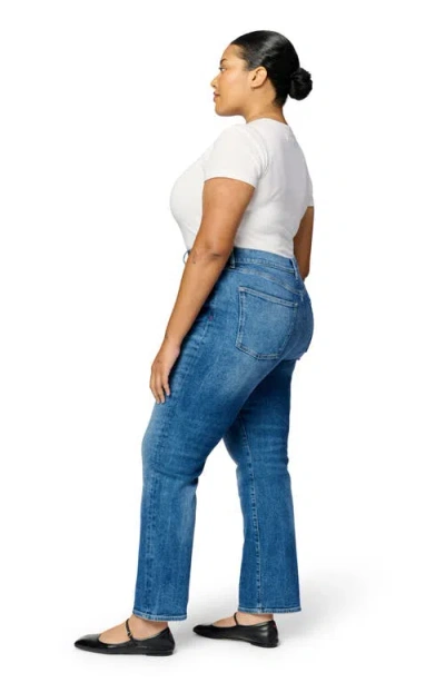 Warp & Weft Warp+weft Ase High Waist Straight Leg Jeans In Ever After