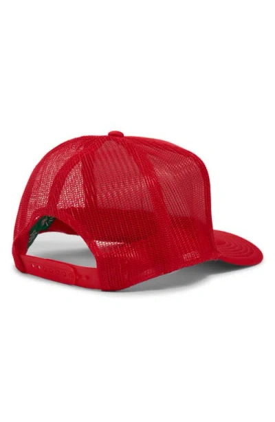 Friday Feelin ' Be Kind Patch Trucker Hat In Red