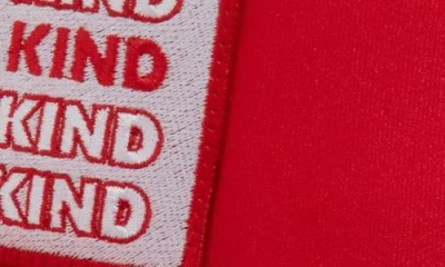 Friday Feelin ' Be Kind Patch Trucker Hat In Red