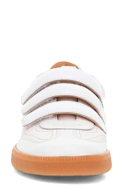 Frye Milly 3 Strap Low Top Sneaker In White