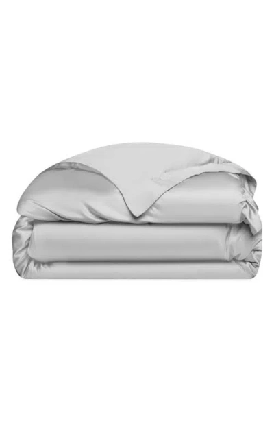 Cozy Earth Wrinkle Resistant Duvet Cover In Light Grey