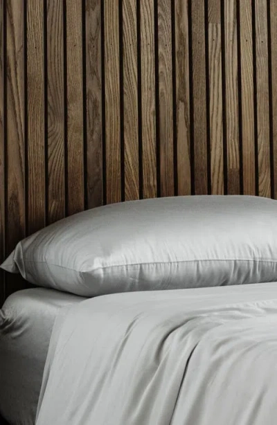 Cozy Earth Wrinkle Resistant Duvet Cover In Light Grey