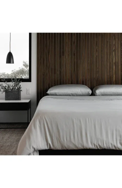 Cozy Earth Wrinkle Resistant Duvet Cover In Light Grey