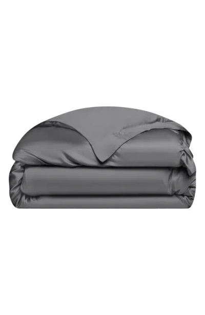 Cozy Earth Wrinkle Resistant Duvet Cover In Charcoal